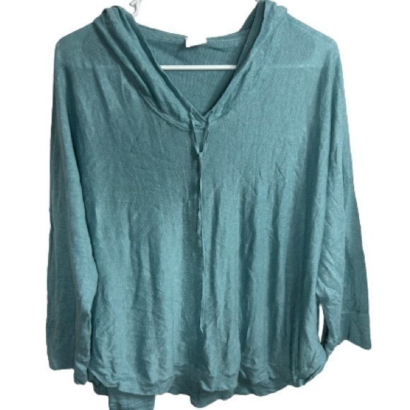 Poetry hooded Fine linen tunic‎ - Picture 1 of 5